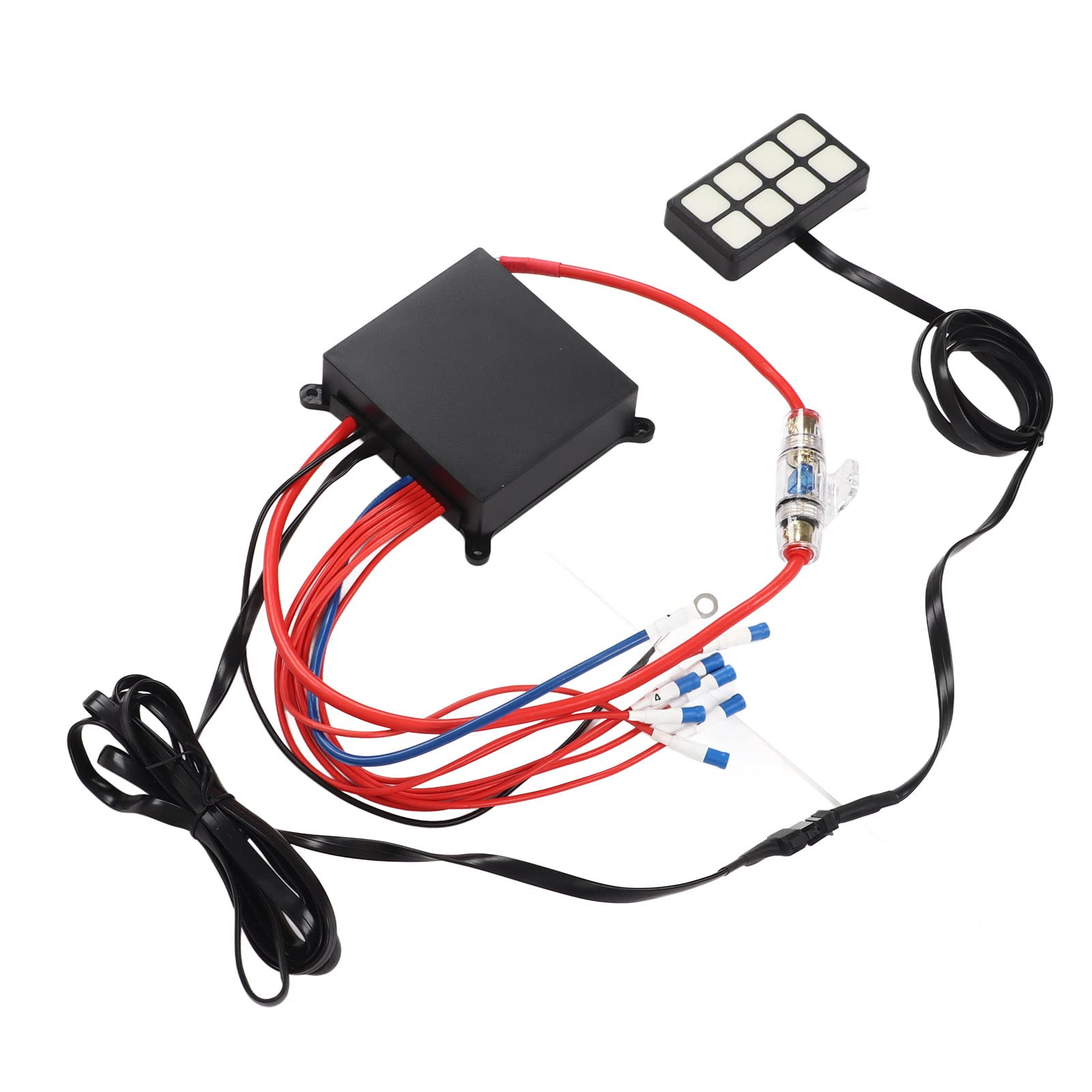 Bediffer Panel Przełączników 8 Gangów Automatyczny Przyciemniany Obwód System Kontroli Mocy dla Ciężarówki ATV UTV Łódź RV 12 V-24 V ABS