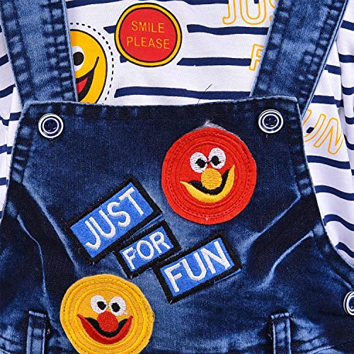 Image of Wish Karo Baby Boys Dungaree Dress for Baby Boys and Girls-(bt13)