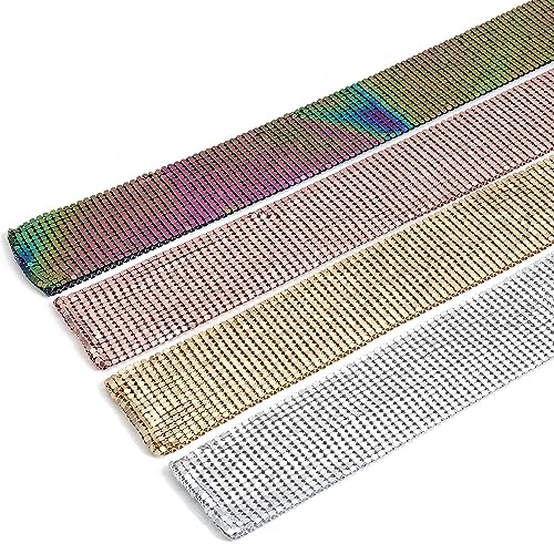 Sparkle Metal Sequins Neck Tie Scarf Thin Skinny Long Shawls Neckerchief Necklace for Women Party Evening 6