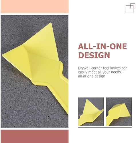 Miniatura 5 de 12pcs Drywall Corner Tool Cuchillos de esquina para Sheetrock Paleta ligera para remoción Agarre cómodo Diseño reutilizable