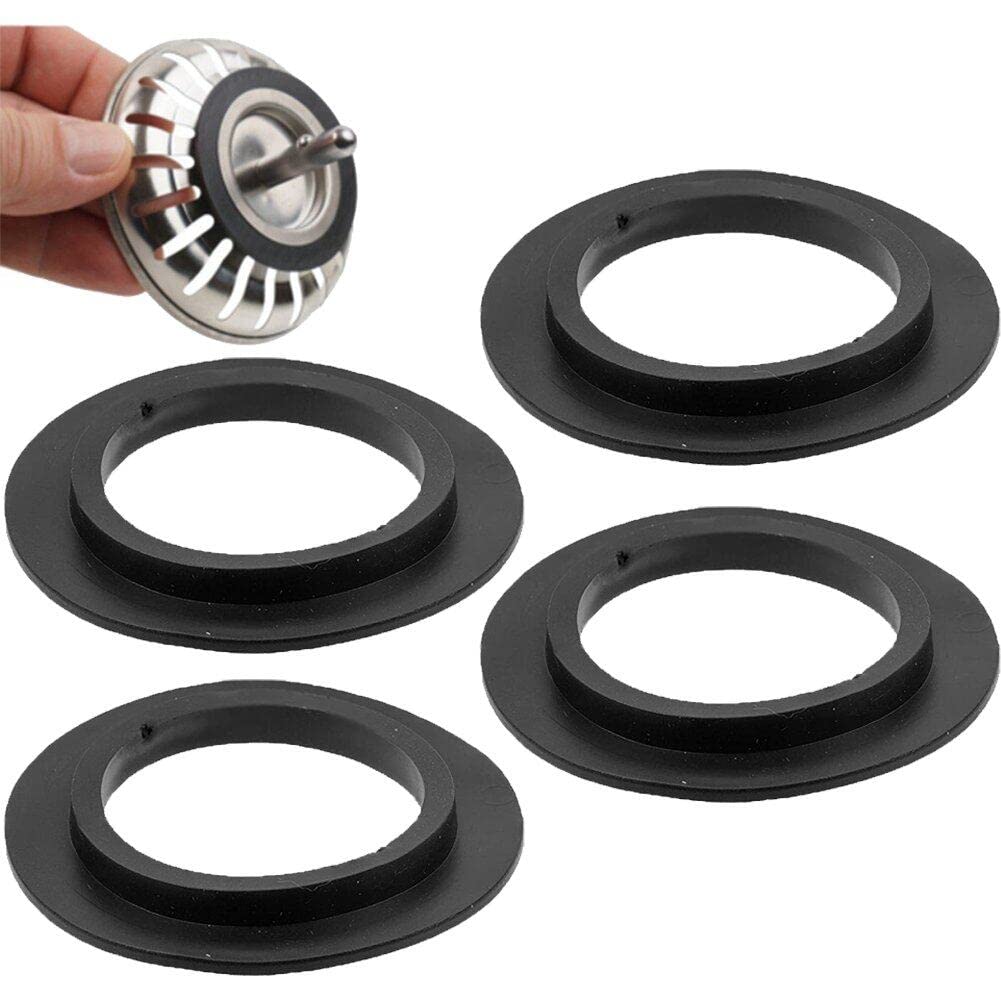 Casiler Style1 5Pcs Rubber Washer Gasket For Basket Strainer Plug For 78 79 80 Mm Kitchen Bathroom Sink Drain Gasket