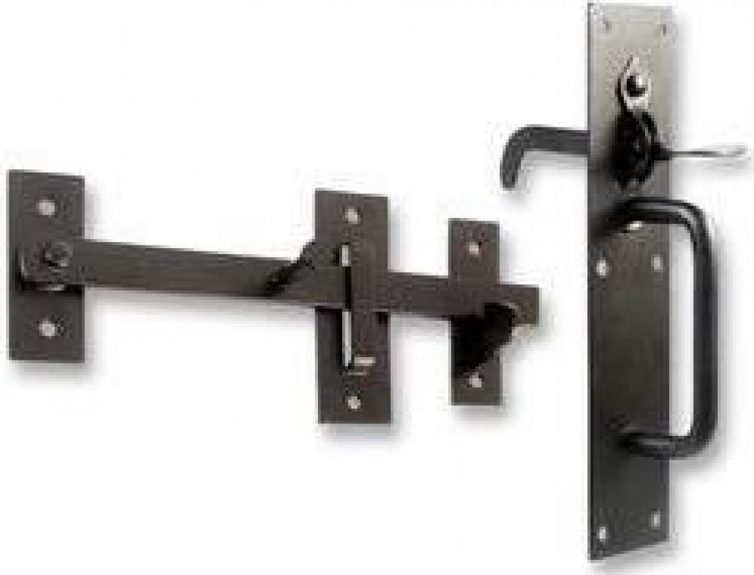 DuratoolD01278 Suffolk Latch, Black