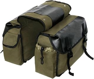 Bolsa Manillar Moto Bolsa De Sillín De Motocicleta Viaje Caja De Alforjas Impermeable Para Motocicleta Mochila Bolsa De Herramientas Laterales Bolsa De Asiento Trasero Bolsa Moto ( Color : Verde )