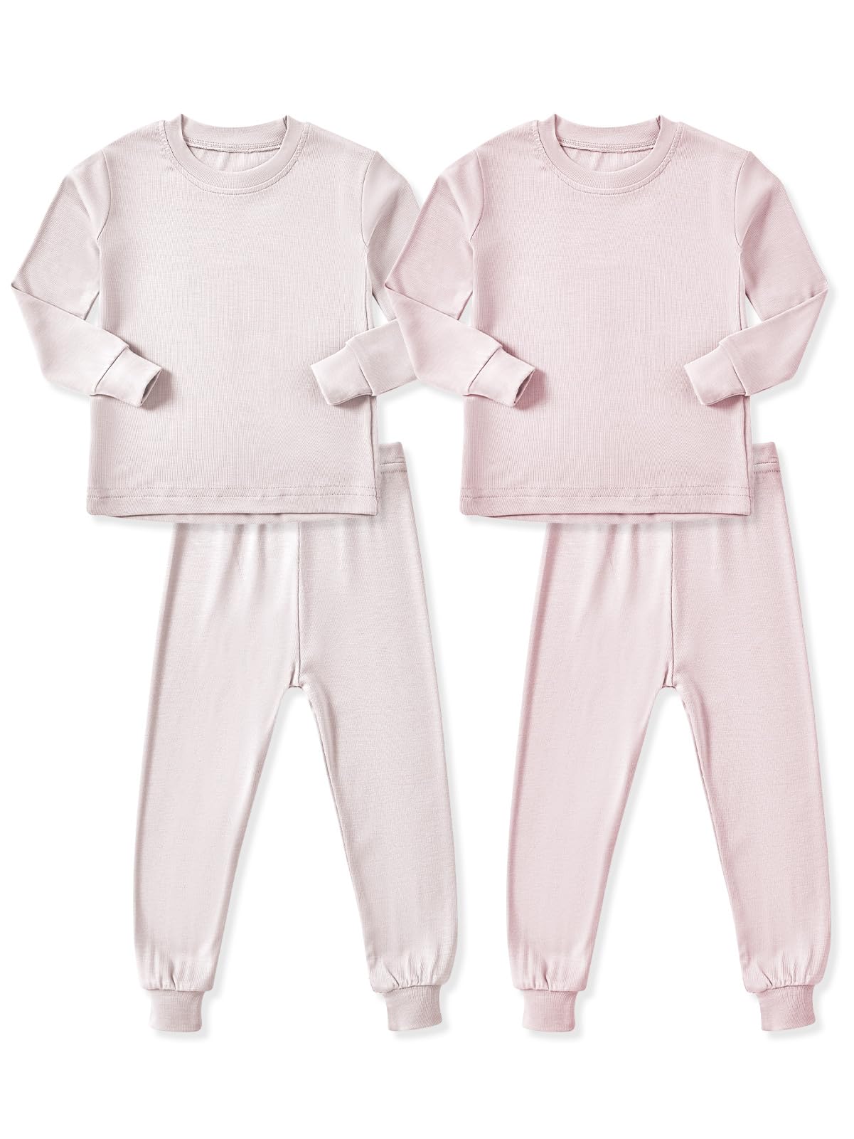 HAPIU Rayon from Bamboo kids Pajamas Set, Pjs Girls Boys