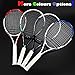 OPPUM Adult Carbon Fiber Tennis Racket, Super Light Weight Tennis Racquets Shock-Proof and Throw-Proof,Include Tennis Bag Tennis Overgrip (Aluminum-Carbon Racquet(Black Green), 4 1/4)