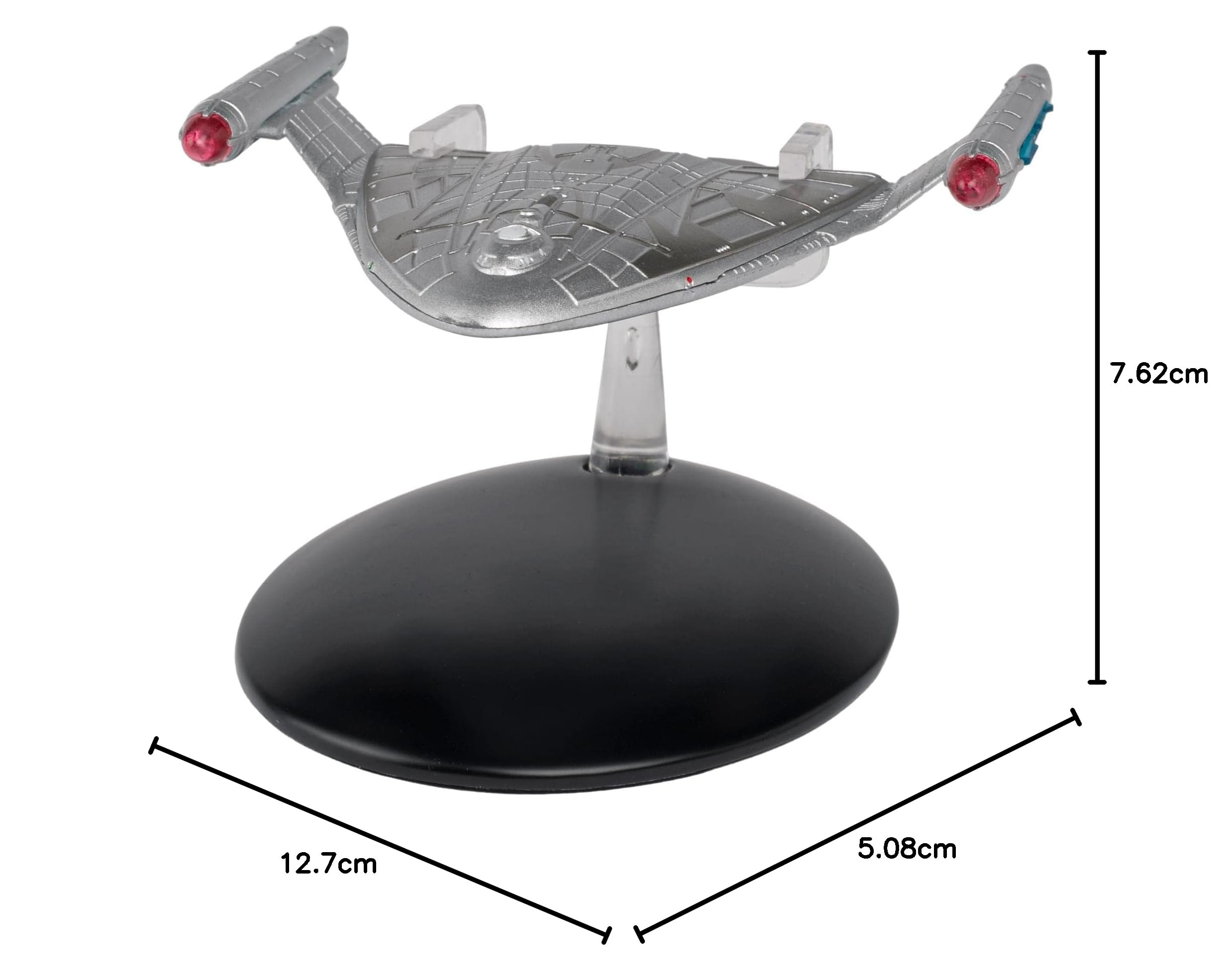 Star Trek Starships Warp Delta Die-Cast Vehicle con rivista collezionista #82