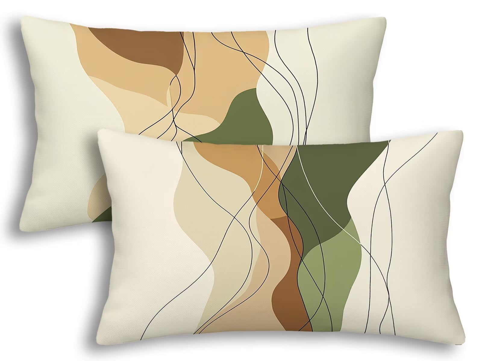 Taie oreiller 40x80 lot de 2 housse de coussin pour renouveler un canapé