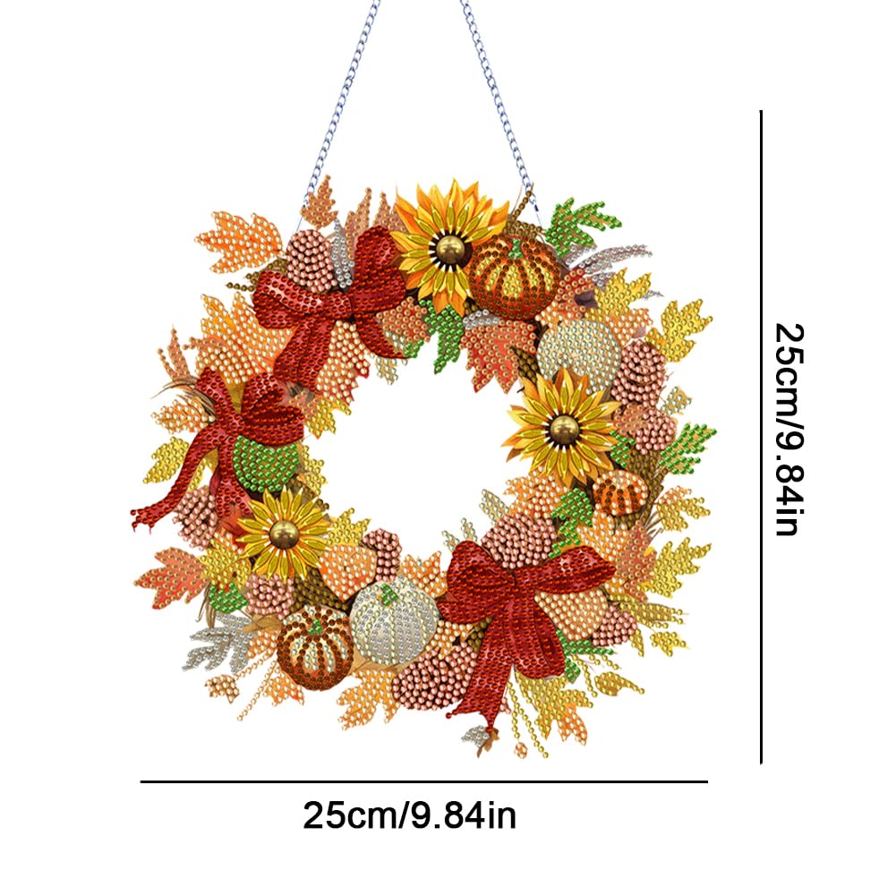 Diamond Painting Herbst Kürbis - 5D DIY Fensterbild Für Herbstdeko