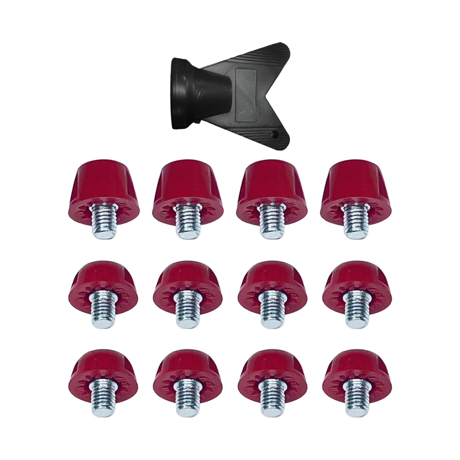harayaa 12x pointes de remplacement crampons de Rugby crampons de bottes de football chaussures de piste accessoires pour l'entraînement