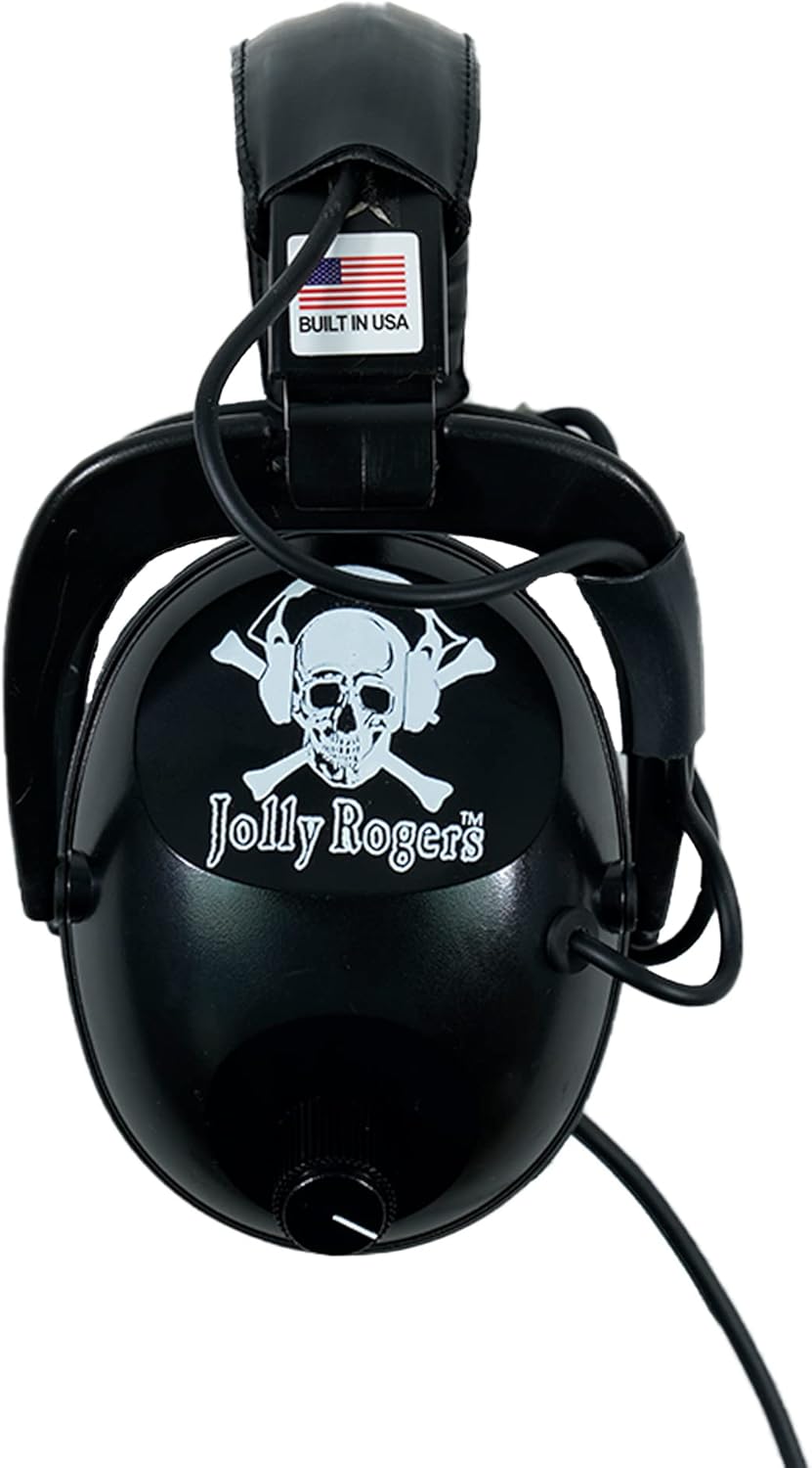 DetectorPro Jolly Rogers Platinum Series Headphones with 1/4" Angle Plug