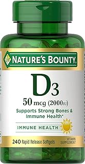 Nature's Bounty Vitamin D 2,000 IU Softgels