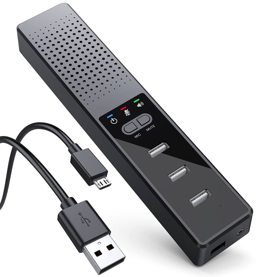 WEB会議マイク＋スピーカー（小型スピーカーフォン） Amazon.co.jp: サンワサプライ WEB会議小型スピーカーフォン