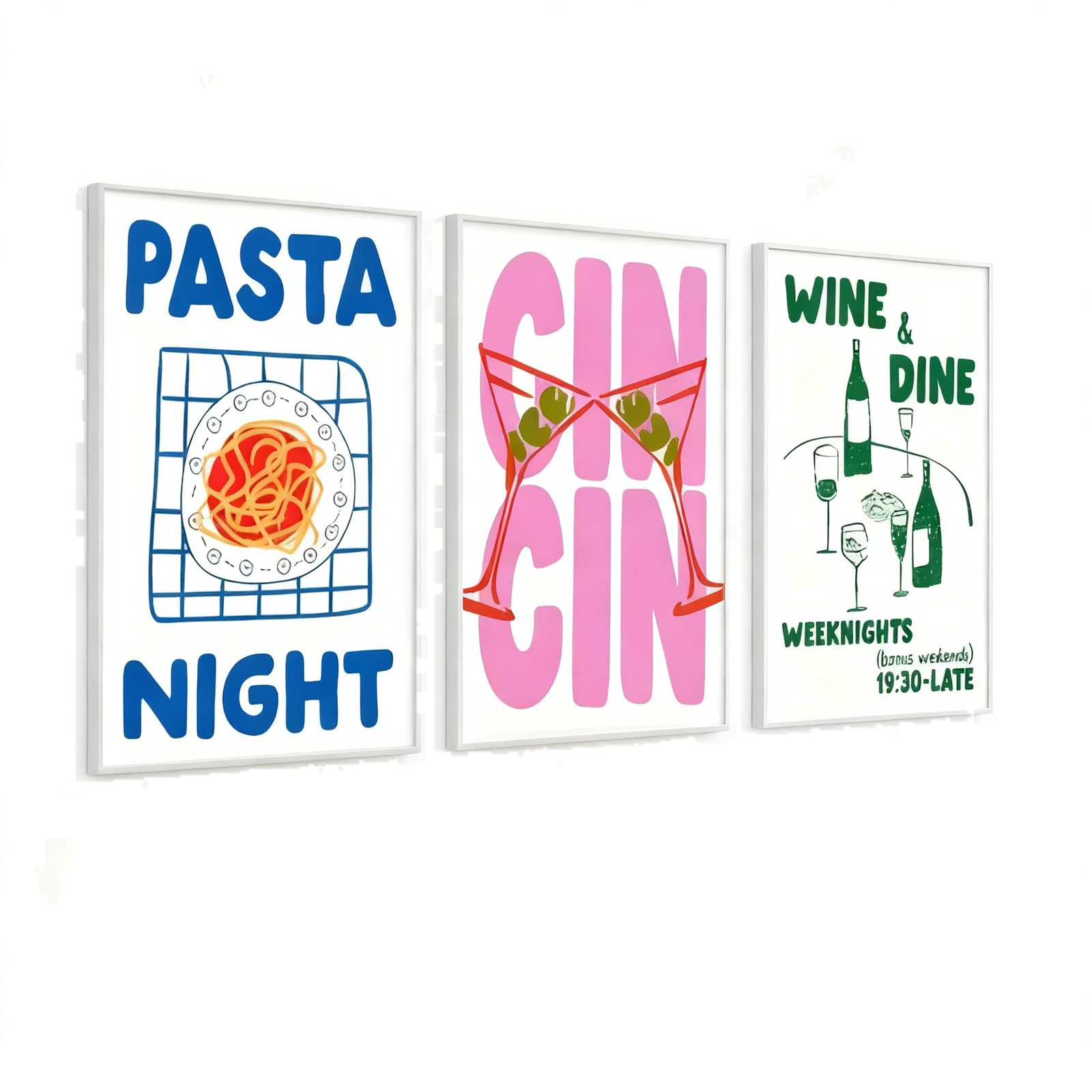 dijiusidy Italian Wall Art Cuadros Para Cocina Display Culinary 20 * 30cm