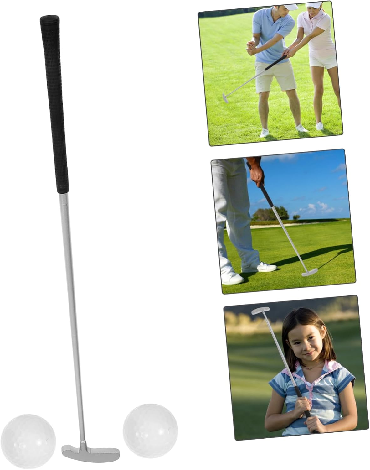 Wear-Resistant Golf Training Balls for Daily Practice with Putter Durable Zinc Alloy for Adults and Teens for Home and Stadium Use