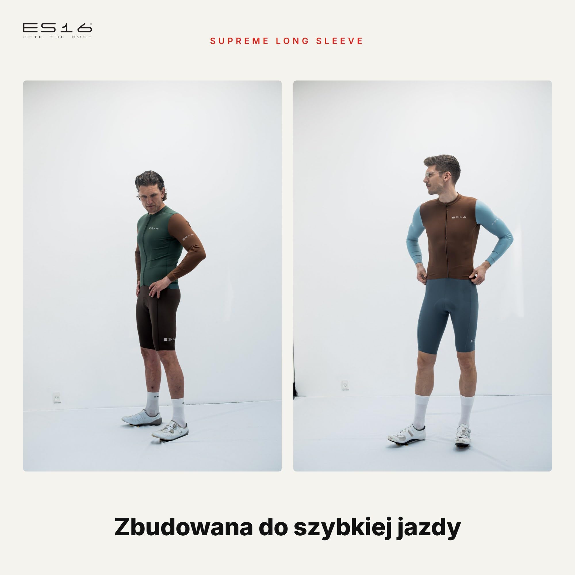 Koszulka Kolarska z Długim Rękawem Męska | Premium Long-Sleeve Cycling Jersey z Wstawkami Mesh, Krojem Race-Fit i Zamkiem – Oddychająca na Sezon Przejściowy