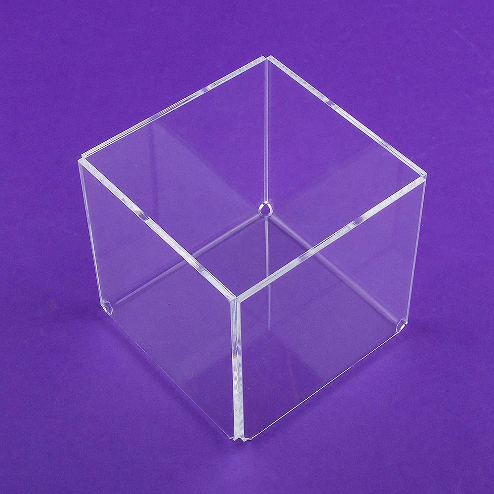 Cubilete metacrilato BUDY 2 10x10x10 cm.