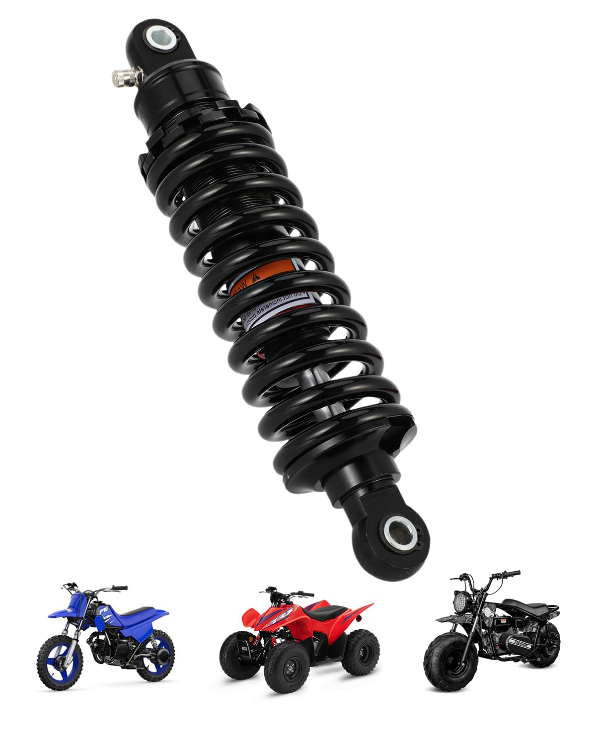 Photo 1 of NACORE 11.02'' 280mm Motorcycle Rear Shock Absorber Universal for Dirt Pit Bike Off Road Mini Bike Scooter, Knight Black