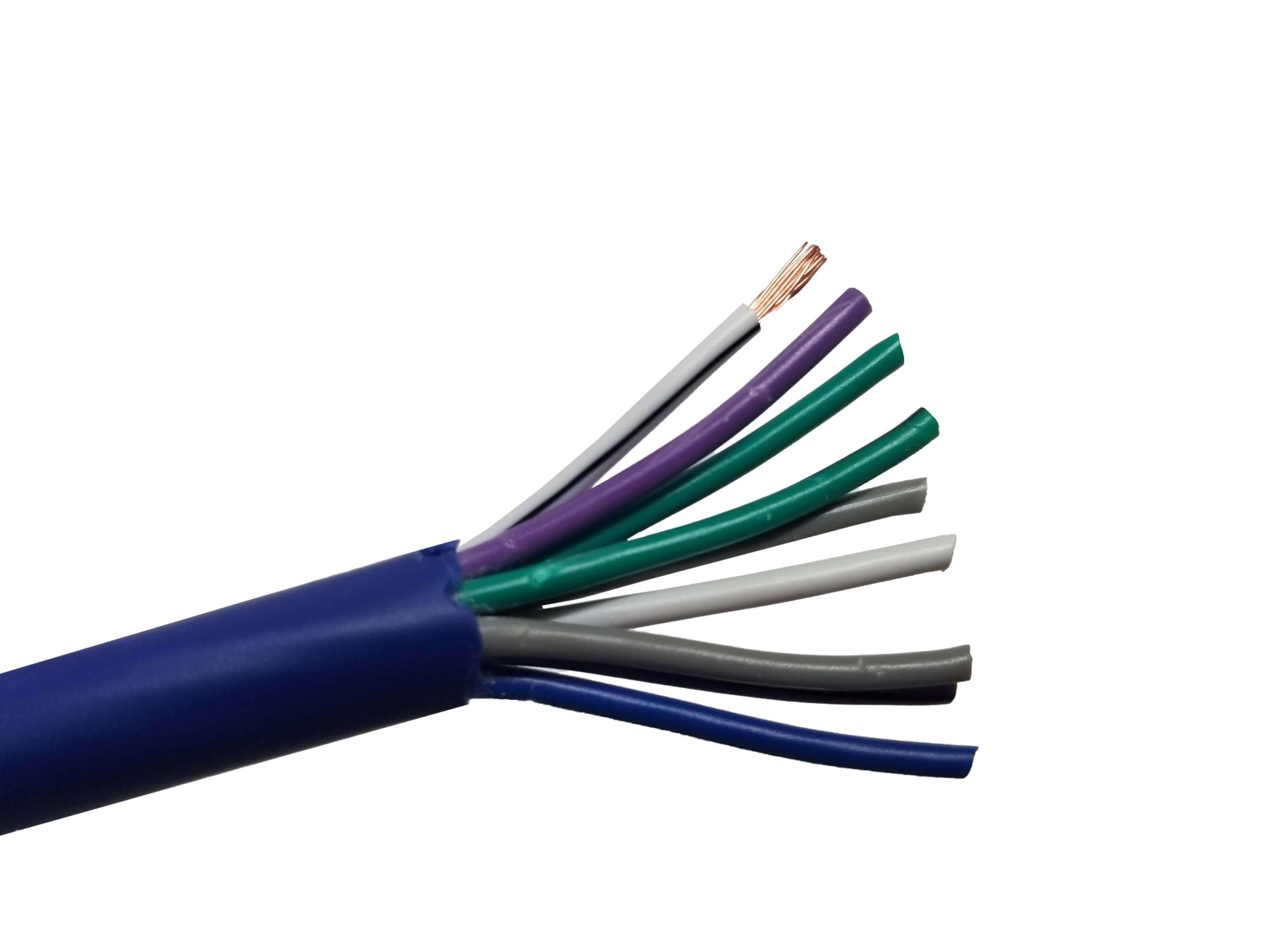 Bass Rockers 9 Wire Conductor 18 Gauge 4-Channel Super Flex 9 Speaker Wire Speed Cable Hiding Speaker Wire Car Speaker Wire- 20 Feet Speedwire Multi Channel Cable