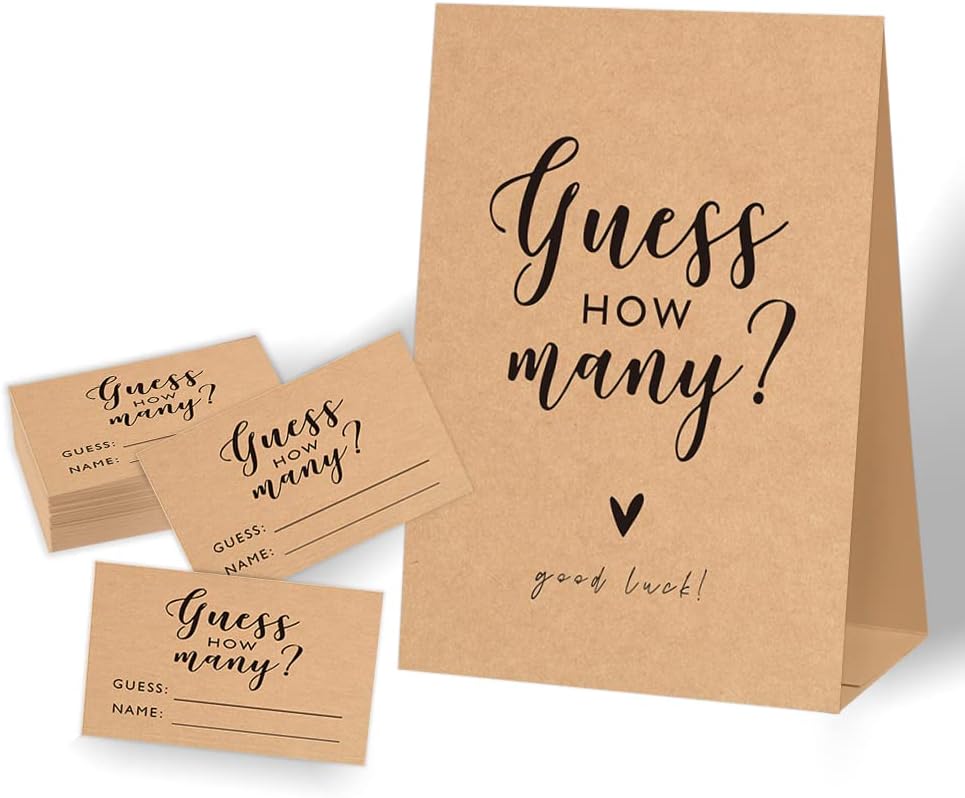 Guess How Many Shower Game,baby shower themes,Neutral Baby