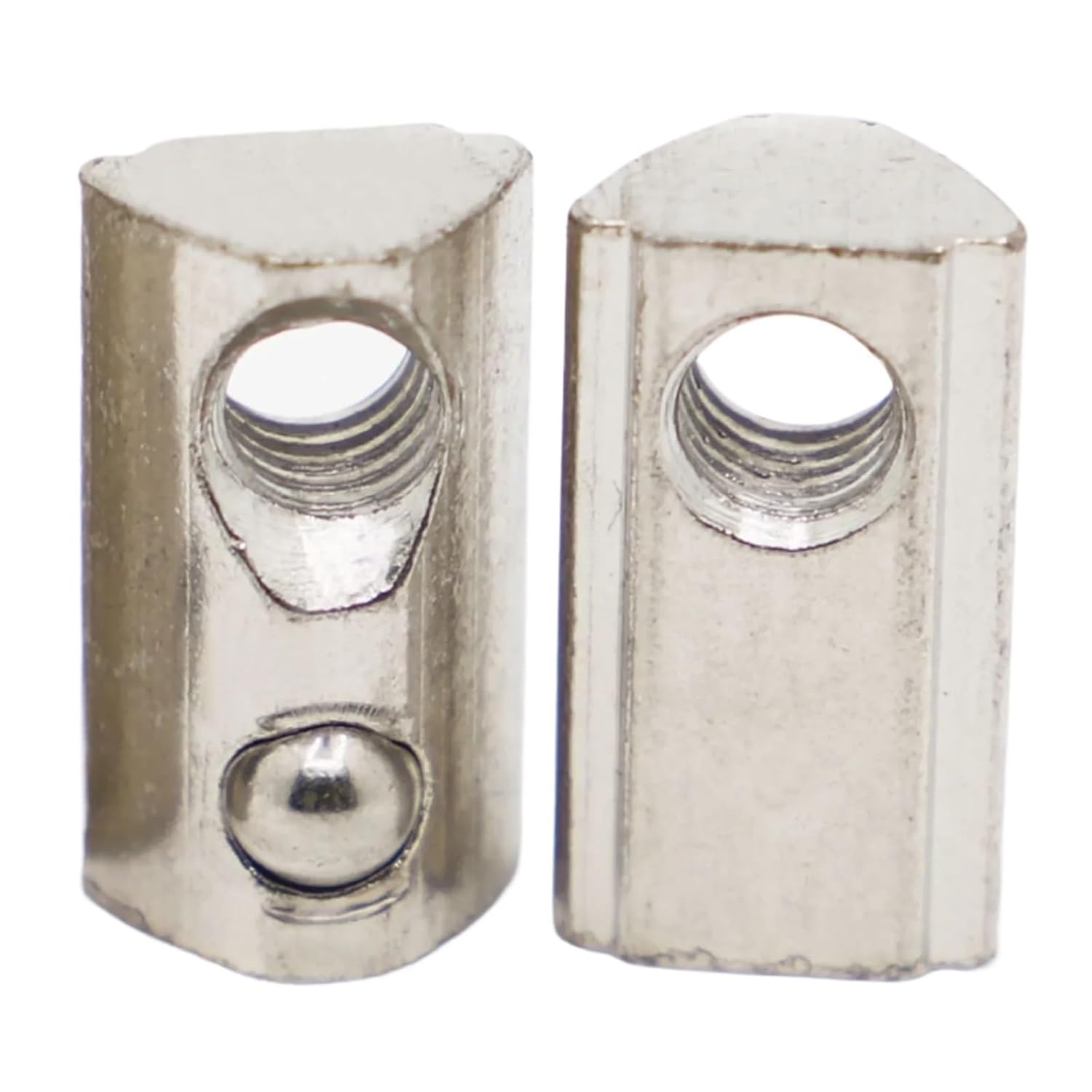 T-Roll Elastic Nut 10pcs M3 M4 M5 M6 M8 Half Round Elasticity Spring Nut Block for 2020 3030 4040 4545 Aluminium Profile(40s M8 10pcs)