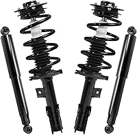 Vista 61 de Detroit Axle - Amortiguadores de muelles helicoidales RWD para Dodge Charger 2012-2020, 2012-2019 Challenger 2 Amortiguadores delanteros completos