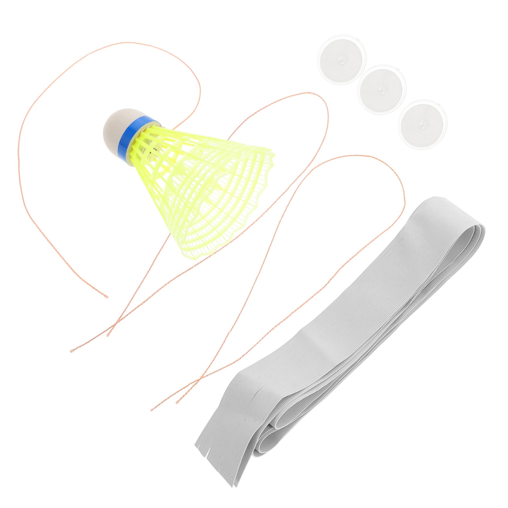 CORHAD Single Player Badminton Trainer Adjustable Rebound Tool Training Kit Spacesaving Design