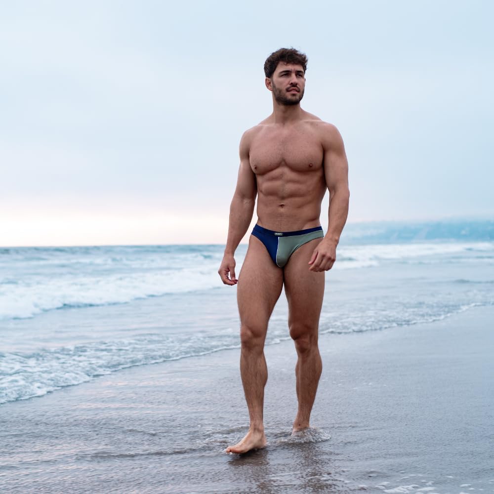 Pump! WATERTHONG - Men's Waterbriefs | Sporty & Supportive Fit | Quick-Dry & Chlorine-Resistant Fabric
