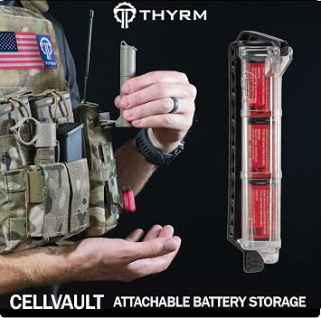 Thyrm CellVault Battery Storage Case: AA, AAA, CR123 batteries, original