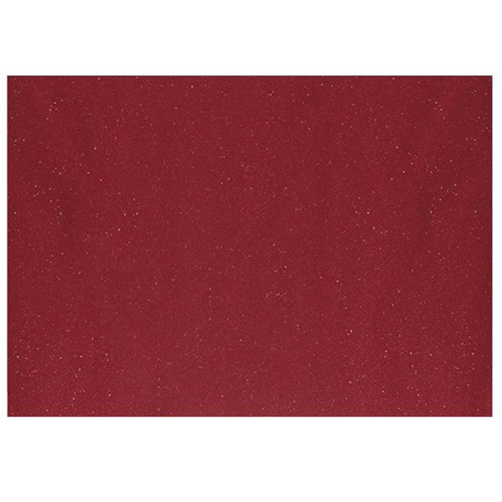 Manteles individuales de 30 x 40 cm, de papel de paja burdeos – 500 unidades