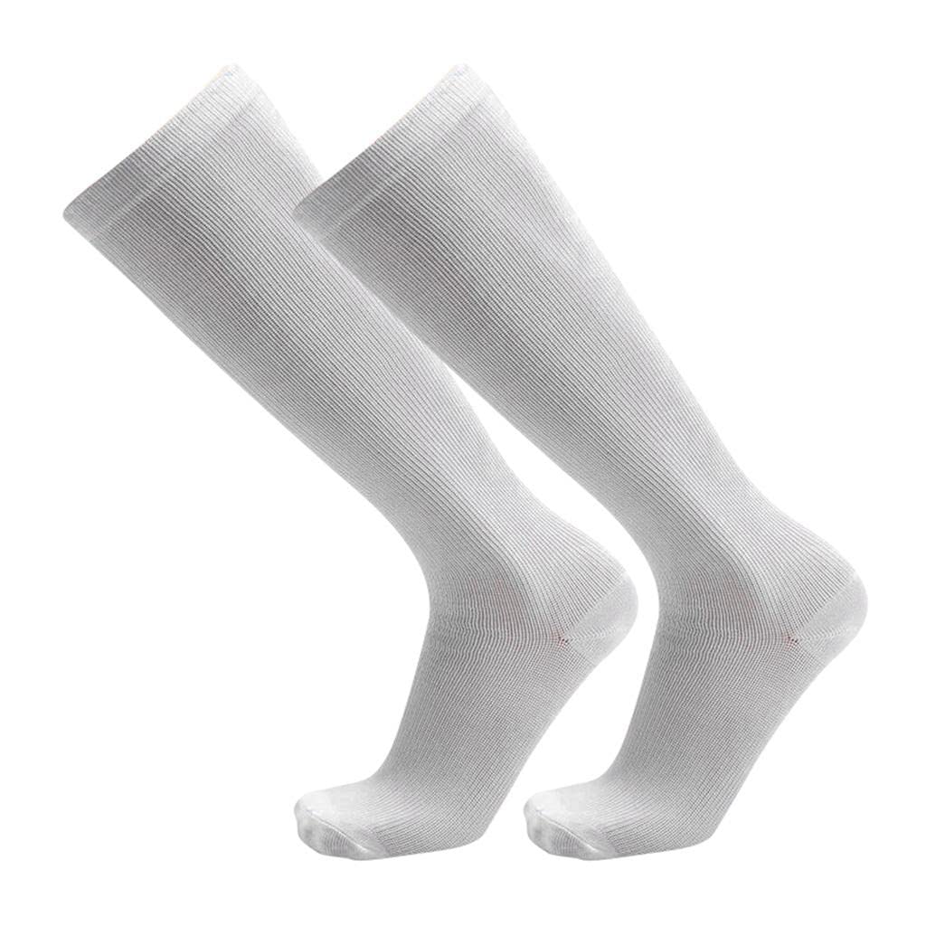 Running Medical Compression Socks Calf Support Stockings White L-XL-image-30