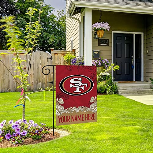 Image of Rico Industries NFL Standard /Primary Personalized 13 inch x 18 inch Double Sided Garden Flag