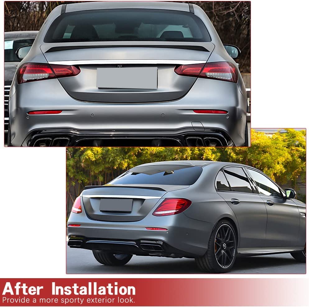 Becquet arrière Mercedes Benz E500 E550 E63 2016-2020 en ABS - 3