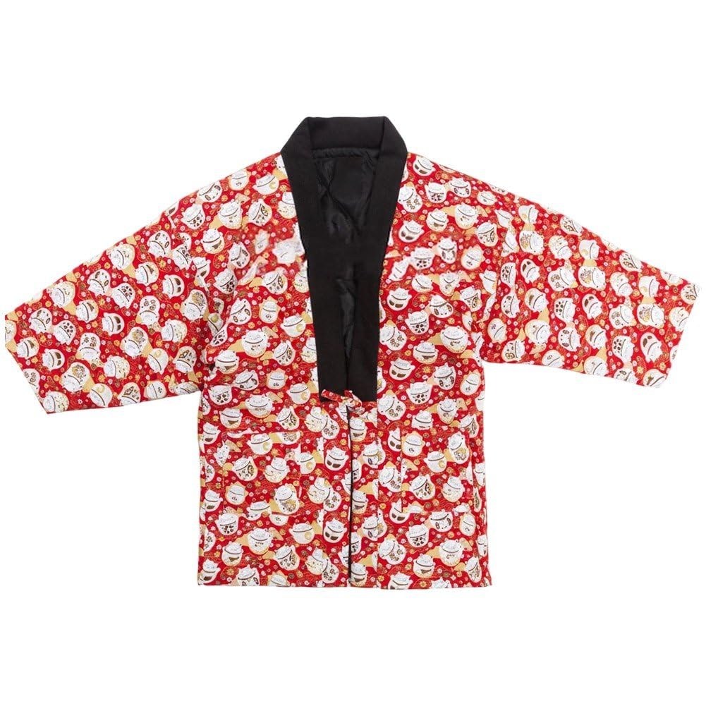 Kimono d'hiver japonais hanten cardigan coton vêtement pyjama