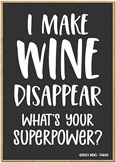 Honey Dew Gifts, I Make Wine Disappear, Alcohol Fridge Magnets, Wine Bar Fridge Magnets, Funny Fridge Magnet, 2.5 Inches b...