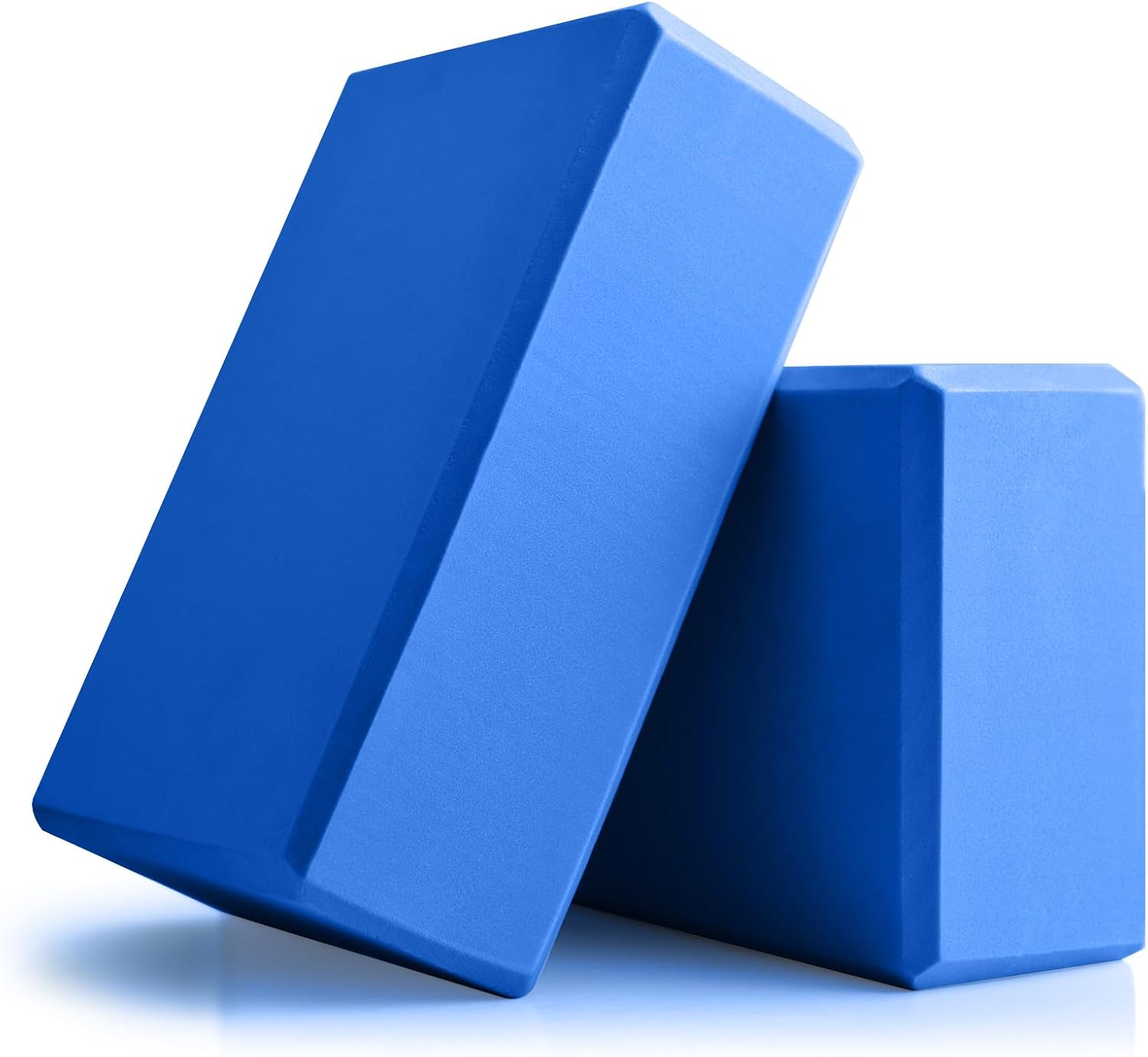 Blocos de ioga 2 peças, 9" x 6 "x3" blocos de espuma de tijolo de ioga EVA Bloco de espuma de EVA acessórios de adereços para ioga Pilates alongamento e meditação