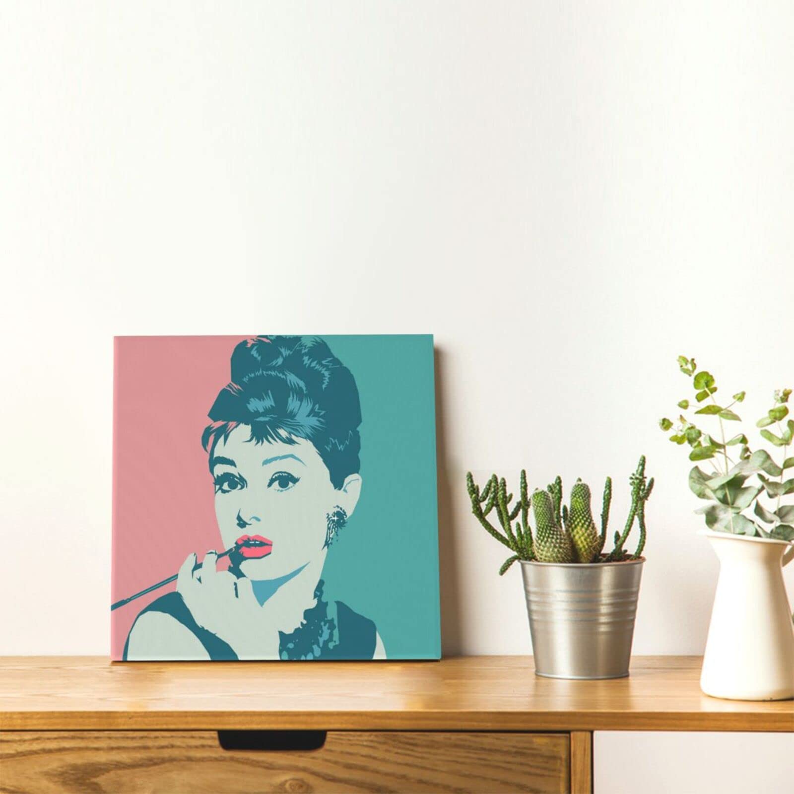 Amazon.co.jp: アートパネル 30*30cm オードリー・ヘップバーン Audrey