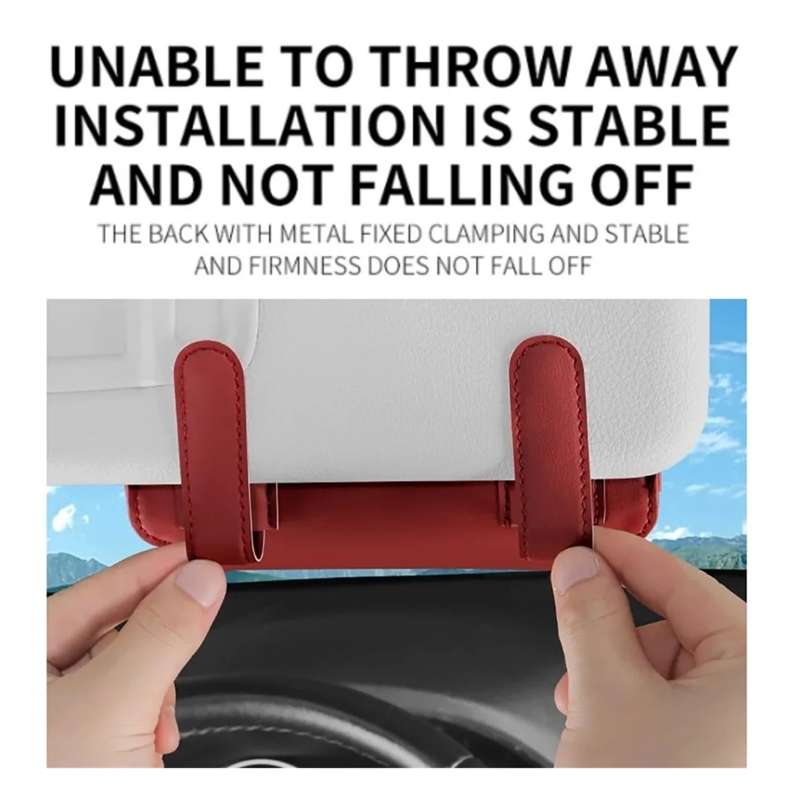 Caja De Gafas para Parasol Estuche Almacenamiento Gafas Sol para Coche Soporte Magnético para Clip Portátil Accesorios para Automóvil
