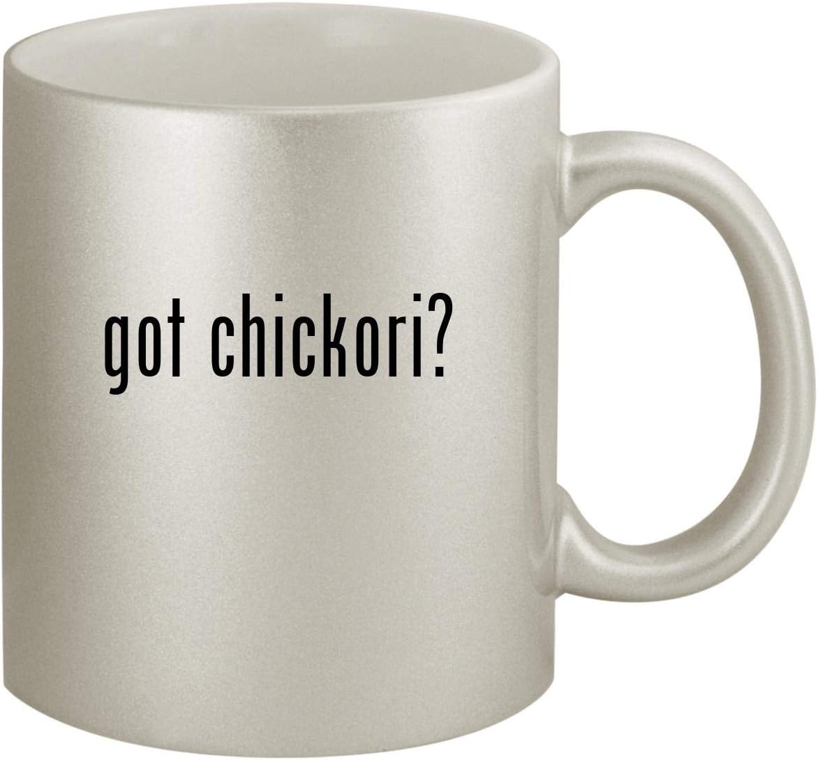 got chickori? - Ceramic 11oz Silver Coffee Mug, Silver