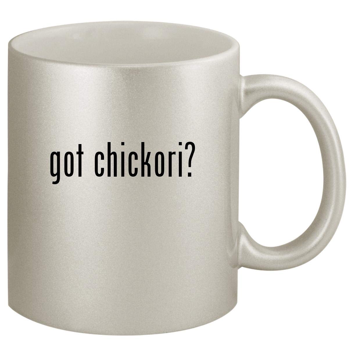 got chickori? - Ceramic 11oz Silver Coffee Mug, Silver