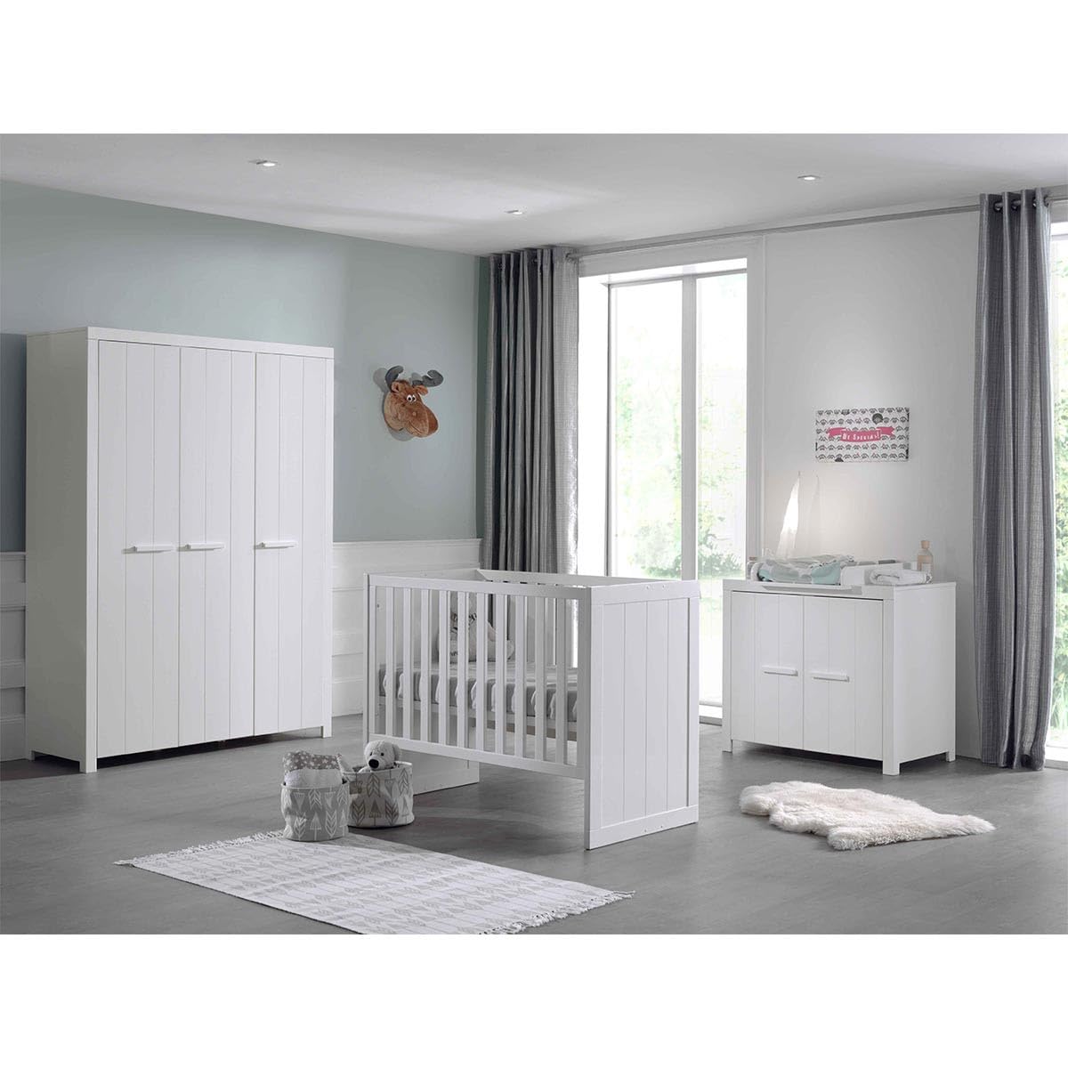 Paris Prix Chambre Complète Bébé 4P Erik Blanc