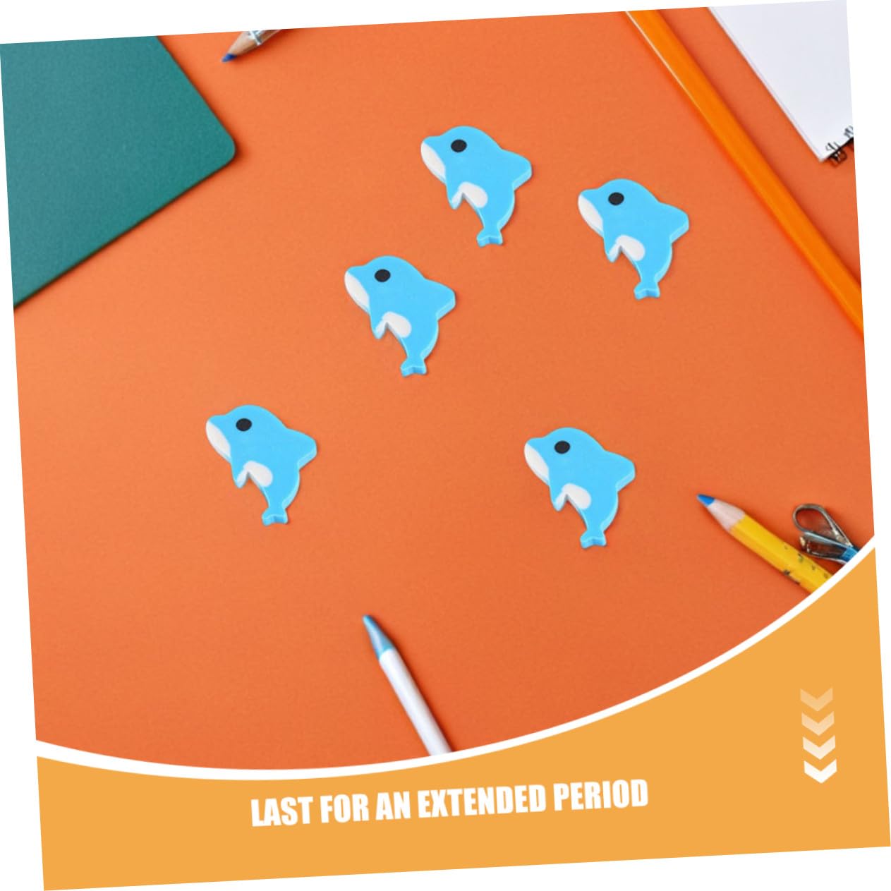 Uonlytech 150 Pezzi Cancellare Color Azzurro Gomme Kawaii per Scuola e in Classe Regalo per Feste