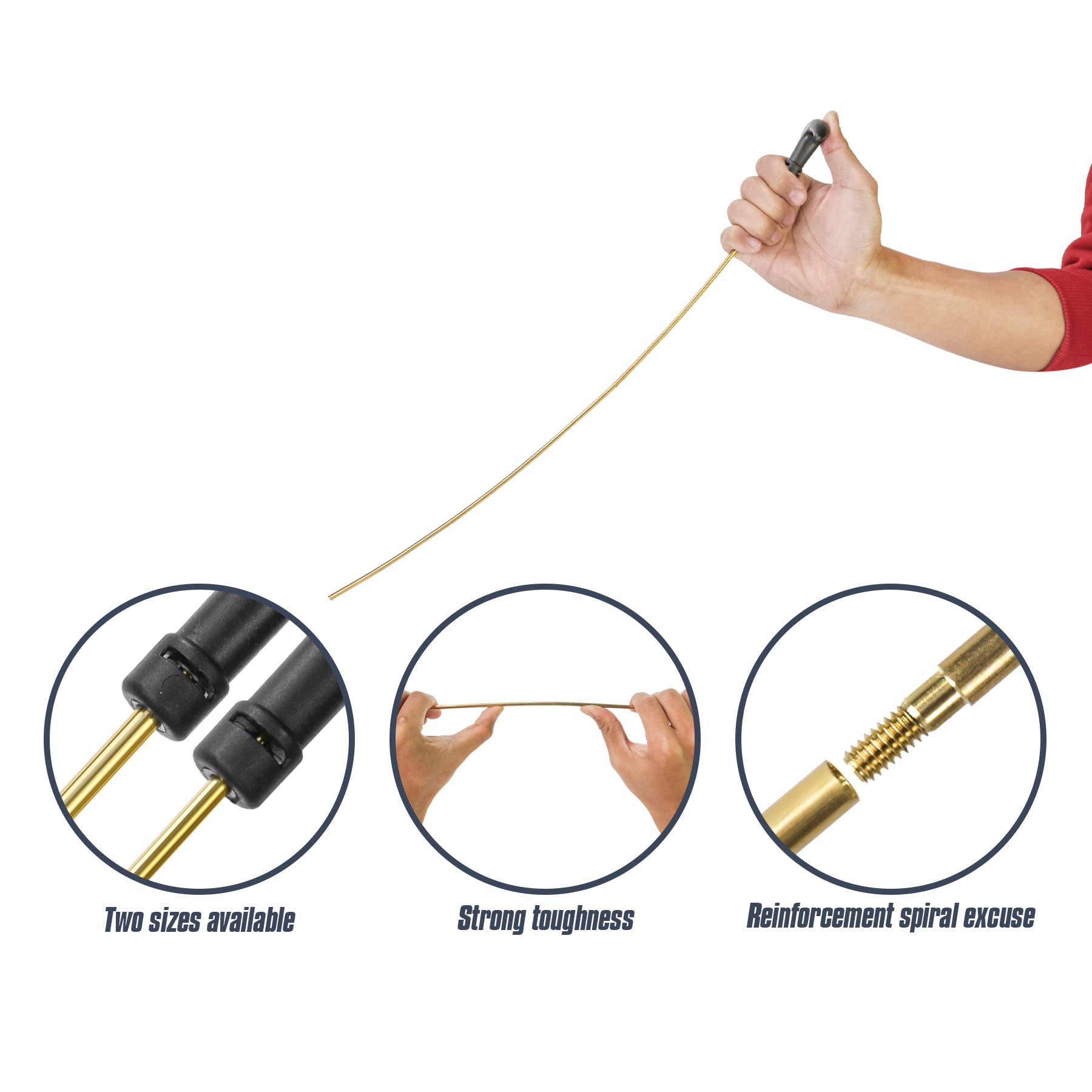 GUGULUZA Kit de Limpieza Universal de Escopeta, Pistola, Rifle con Estuche Portátil