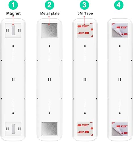 Miniatura 6 de Luz LED activada por ondas manuales para debajo del gabinete, sin contacto, luz LED inalámbrica debajo del mostrador, iluminación debajo del
