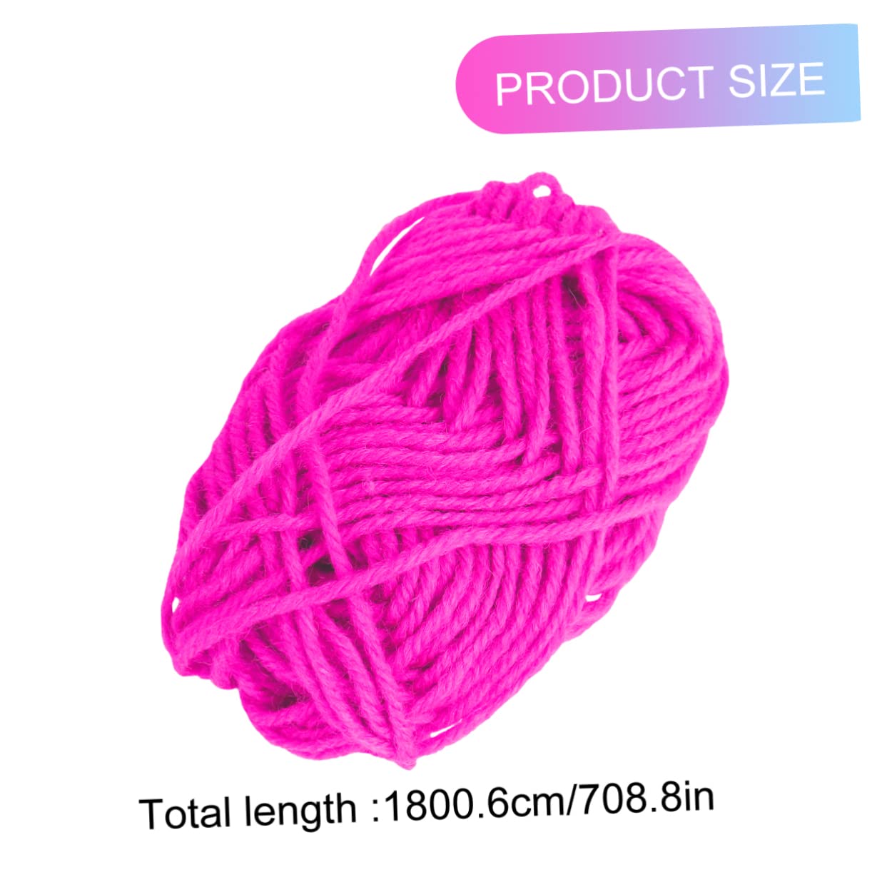 Wollgarn, 24 Stück, handgefertigtes Garn, Polyestergarn for Stricken, Polyester-Häkelgarn, weiches Strickgarn, Häkelgarn