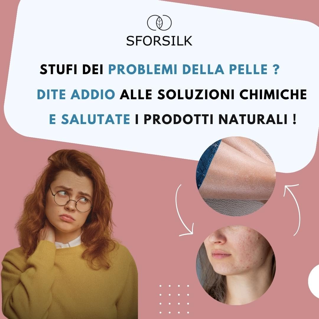 Guanto Esfoliante in Seta | Magic Peeling, Exfoliating Gloves per Pelle Sensibile, Più Delicato di Crine o Kessa, Scrub Corpo Coreano