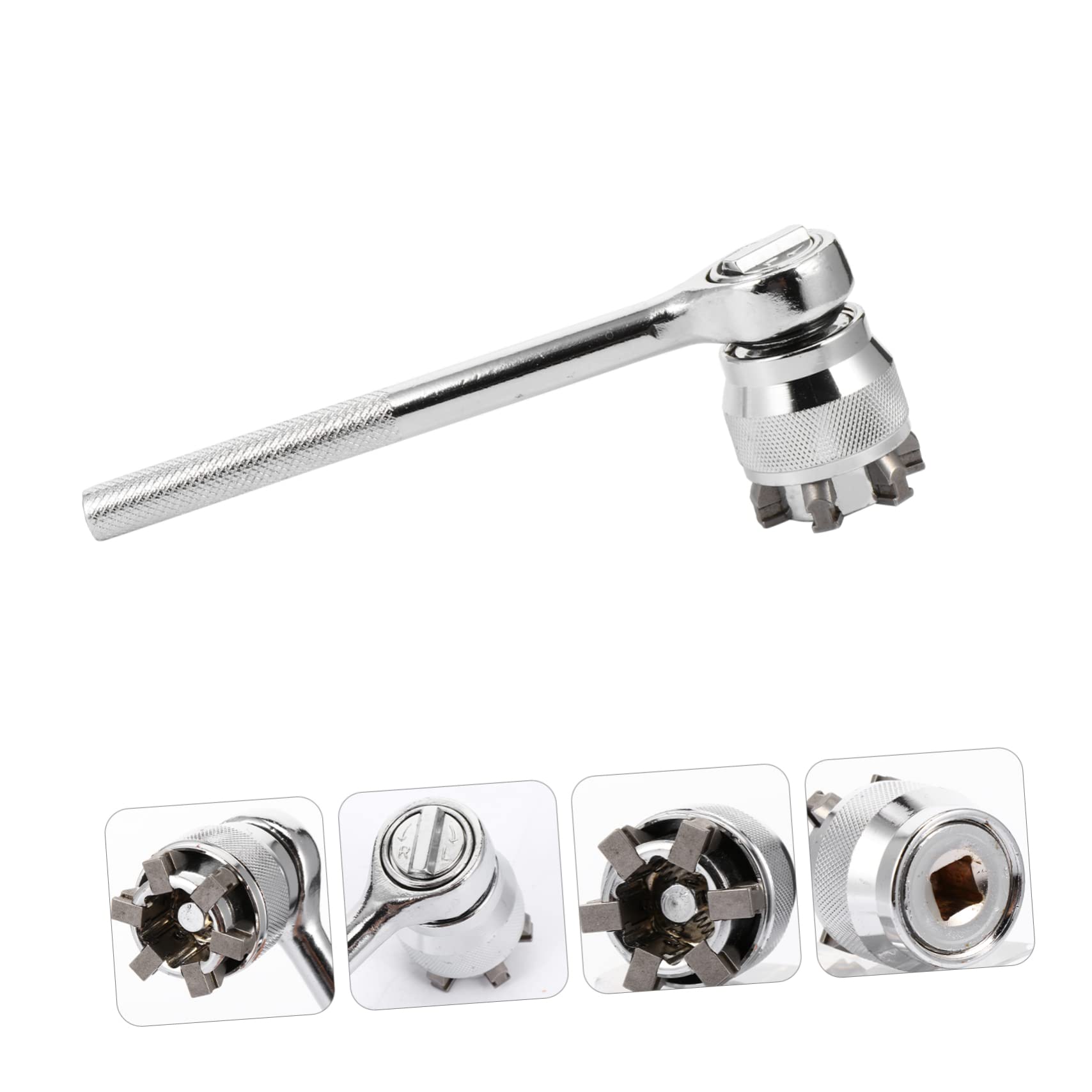Llave de Tubo Ajustable de Acero al Carbono, 2 Piezas