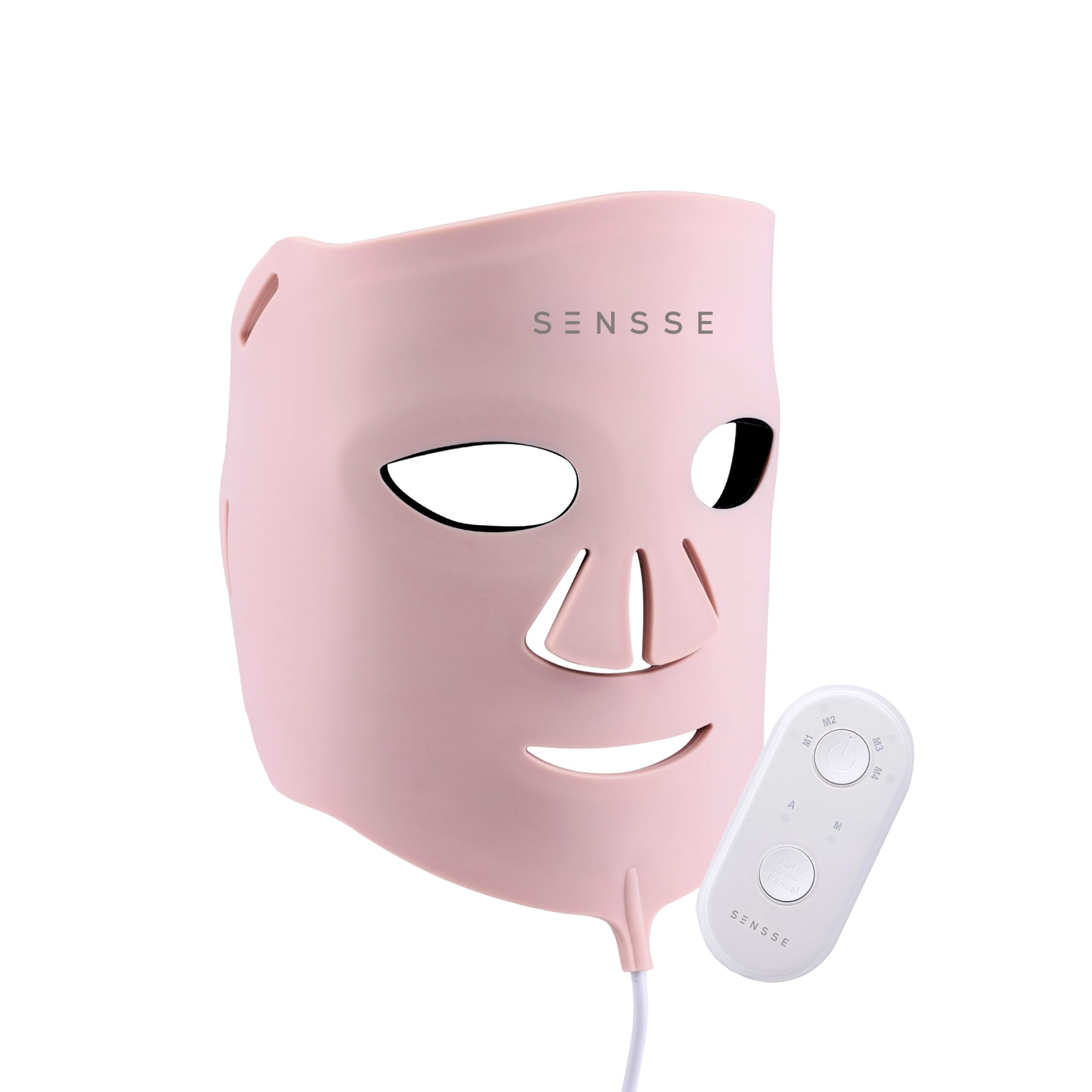 SENSSE - Maschera professionale a LED, in silicone morbido e flessibile di alta qualità, per un uso sicuro e confortevole per qualsiasi forma del viso