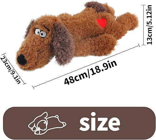 Miniatura 2 de ALL FOR PAWS Animales de peluche para perros con latidos del corazón, juguetes para perros pequeños para aliviar la ansiedad del perro, juguete de
