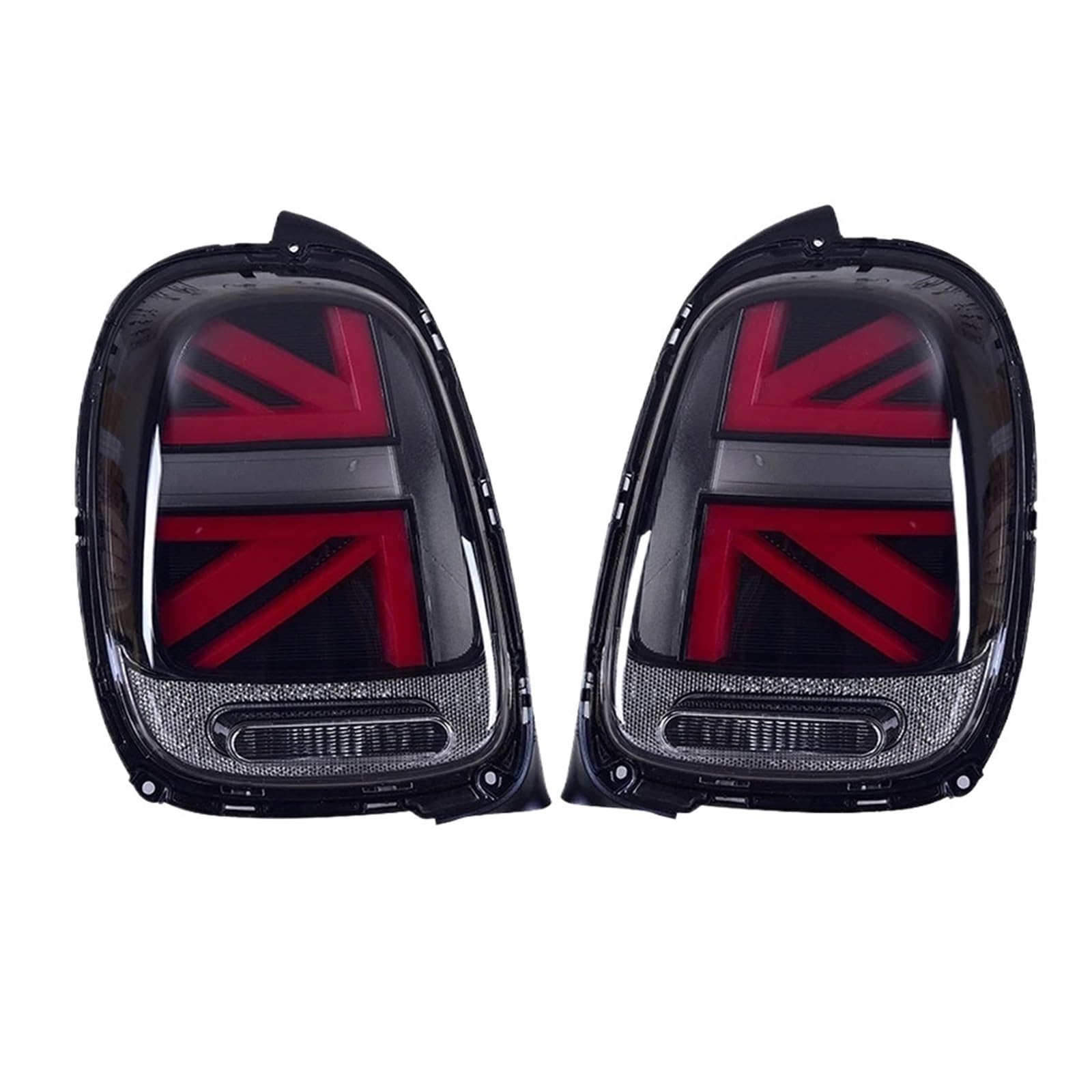Car Rear Lights, Compatible With BMW Mini Cooper F55 F56 F57 Tail Light 2014-2019 LCI Union Jack Styling Taillights Assembly(C)