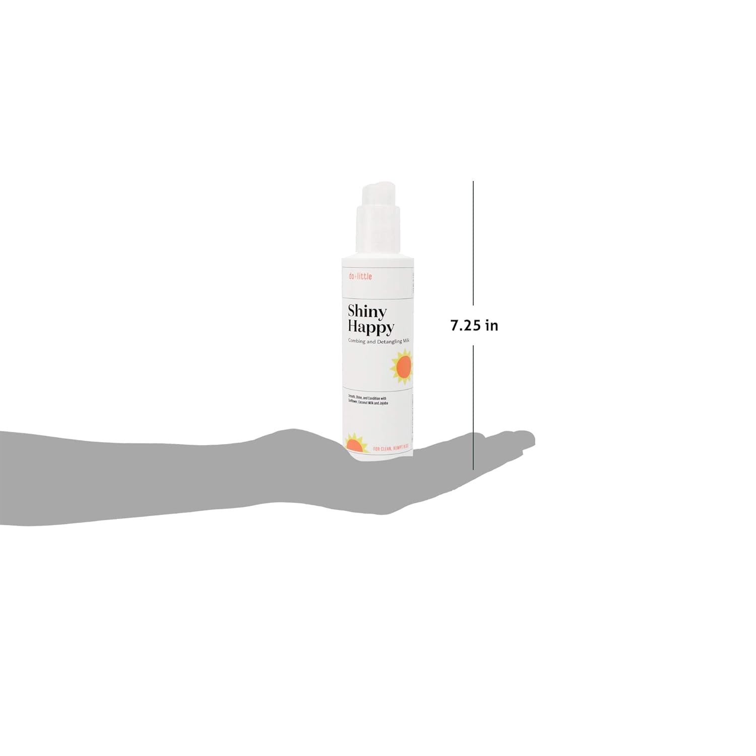 do+ Little Shiny Happy Kids Detangler and Leave in Conditioner Spray, 6.7 fl oz. Plant Derived to Nourish and Protect Child's Hair Naturally (Pack of 1) : Beauty & Personal Care